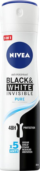 Fotoja e Deodorant për femra Nivea Invisible Pure, 150 ml