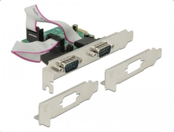 Fotoja e Kontrollues Delock PCIe 2.0 x1 - 2 porta seriale DB9 (89641)