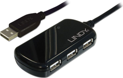 Fotoja e USB HUB Lindy 4x USB-A 2.0 (42781)