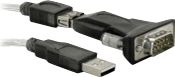 Fotoja e Kabllo Delock USB-A - D-Sub (VGA), 0.8 m, e zezë