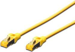 Fotoja e Kabllo rrjeti Digitus Patchcord CAT 6A, S/FTP, 5m, e verdhë