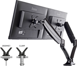 Fotoja e Mbajtëse për monitor iiyama DS3002C‑B1, për 2 monitorë deri në 27″, e zezë