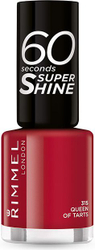 Fotoja e Llak për thonj Rimmel 60 Seconds Super Shine Nail Polish, 8 ml, 315 Queen Of Tarts