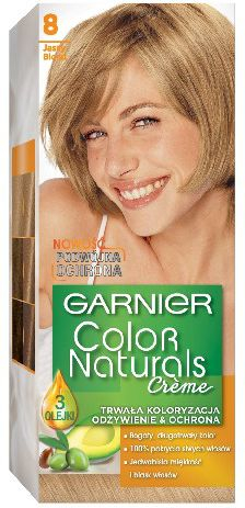 Fotoja e Ngjyrë e flokëve Garnier Color Naturals Nr. 8, krem
