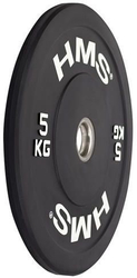 Fotoja e Pllakë olimpike HMS BBR5 Bumper (17-61-015), 5kg, e zezë