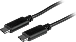 Fotoja e Kabllo StarTech (USB2CC1M) USB-C në USB-C, 1m, e zezë