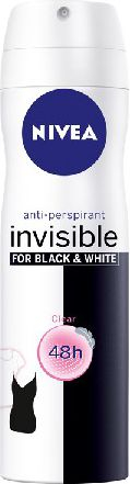 Fotoja e Deodorant për femra Nivea Invisible Clear, 150ml, i bardhë