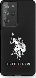 Fotoja e Mbështjellëse US POLO (USHCS21LSLHRBK) për Galaxy S21 Ultra, e zezë