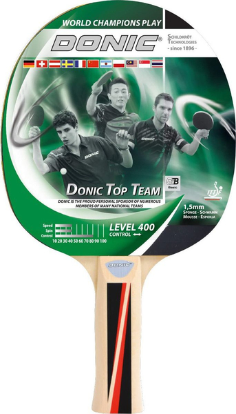 Fotoja e Raketë pingpong-u Victoria Sport Donic Top Team 400, e gjelbër