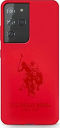 Fotoja e Mbrojtëse US Assn POLO On Tone për S21 Ultra G998, e kuqe