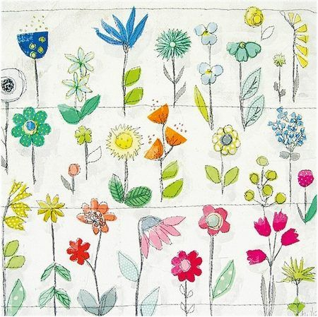 Fotoja e Kartolinë Museums & Galleries Floral Pattern