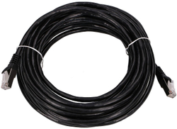 Fotoja e Kabllo ExtraLink Patchcord CAT.5E, FTP, 10m, e zezë