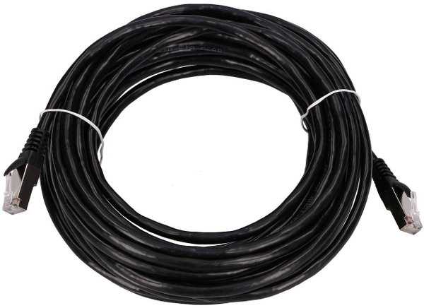 Fotoja e Kabllo ExtraLink Patchcord CAT.5E, FTP, 10m, e zezë