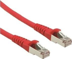 Fotoja e Kabllo Roline Patchcble (21.15.2811), RJ- 45, SFTP, CAT 6a, 1m, e kuqe