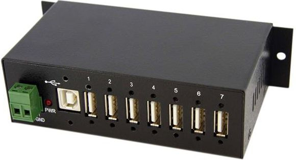 Fotoja e Hub USB StarTech, 7x USB-A 2.0, i zi