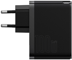 Fotoja e Karikues Baseus GaN5 Pro, USB-C, USB-A, 100W, i zi