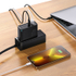 Fotoja e Karikues Baseus GaN5 Pro, USB-C, USB-A, 100W, i zi, Picture 9
