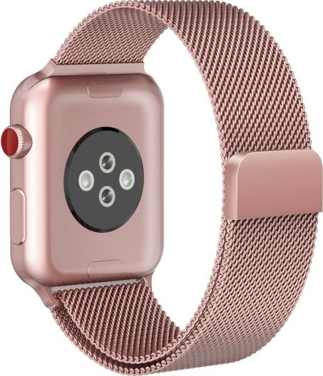 Fotoja e Rrip ore Tech-Protect Milesband për Apple Watch (42 / 44 / 45 / 49 mm), rozë e artë