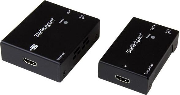 Fotoja e Sistem transmetimi sinjali HDMI AV StarTech mbi CAT 5e/CAT 6, ST121HDBTPW, i zi