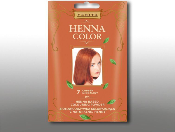 Fotoja e Kondicioner për flokë të ngjyrosur Venita Henna Color, i kuq, 30 g