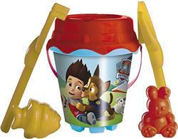 Fotoja e Set lodra rëre Artyk Paw Patrol 110268, 6 elemente, të kuqe