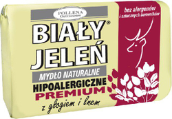 Fotoja e Sapun premium bar me murriz Biały Jeleń, 100 g