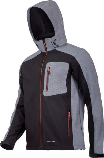 Fotoja e Xhaketë Lahti Pro me kapuç Softshell (L4091603), L, e zezë