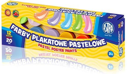 Fotoja e Bojëra pasteli Astra, 12 ngjyra x 20 ml