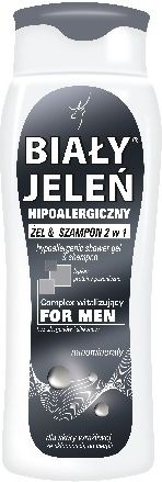 Fotoja e Shampo për meshkuj Bialy Hypoallergenic Gel 2në1, 300ml