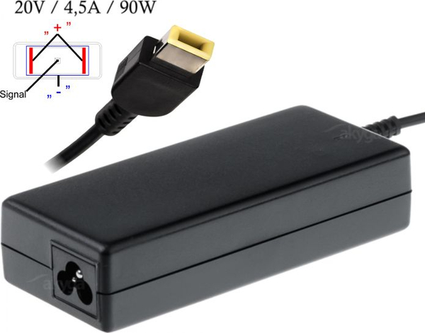 Fotoja e Përshtatës për laptop Akyga, 90 W, 4,5 A, 20 V