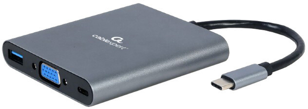 Fotoja e Përshtatës 6në1 Gembird CABLEXPERT USB 3.1 Gen1, HDMI 4K@30Hz, VGA, USB-C PD, jack, SD