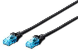 Fotoja e Kabllo Digitus RJ45 DK-1512-010/BL, Cat.5e, 1m, e zezë