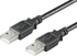 Fotoja e Kabllo MicroConnect, USB-A	në USB-A, 0.5 m, e zezë, Picture 1