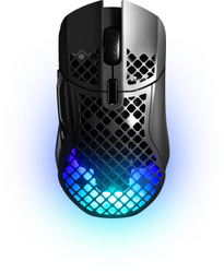 Fotoja e Maus SteelSeries Aerox 5 Wireless, i zi