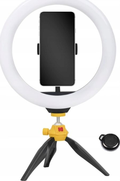 Fotoja e Tripod me dritë LED Kodak Selphie 10 SL001, i zi