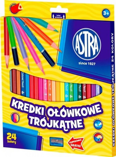 Fotoja e Set ngjyra Astra Triangular, 24 copë