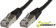 Fotoja e Kabllo rrjeti MicroConnect, FTP, CAT6, 10 m, e zezë