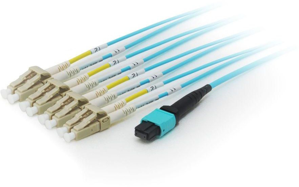 Fotoja e Kabllo optike Equip MTP Patchcord - 4x LC, OM4, 7m (25556407)