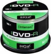 Fotoja e Disqe Intenso DVD-R, 4.7GB, 16x, 50 copë
