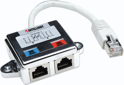 Fotoja e Ndarës i përshtatësit të rrjetit Intellinet Network Solutions RJ45x2 STP