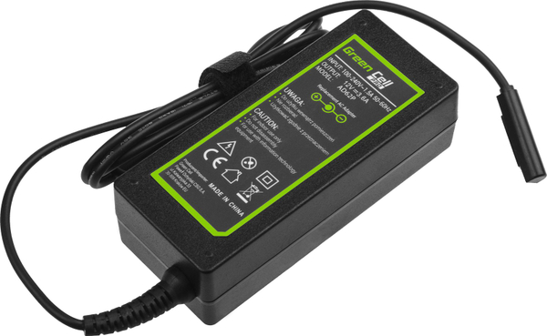 Fotoja e Karikues për laptop Green Cell (AD62P), 48 W, 3.6 A, 12 V, i zi