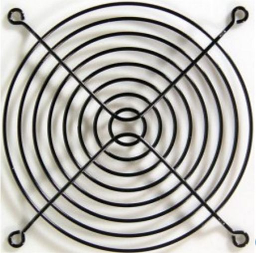 Fotoja e Mbajtëse për ventilator Ohne Hersteller, 120mm, e zezë