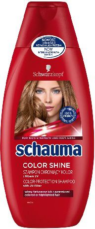 Fotoja e Shampo për flokë të ngjyrosur Schwarzkopf Schauma Color Shine, 400 ml