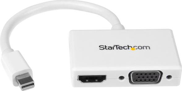 Fotoja e Përshtatës AV StarTech DisplayPort Mini - HDMI - D-Sub (VGA), i bardhë