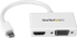 Fotoja e Përshtatës AV StarTech DisplayPort Mini - HDMI - D-Sub (VGA), i bardhë, Picture 1