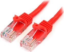 Fotoja e Kabllo rrjeti StarTech Patchcord, Cat5e, 1m, e kuqe