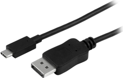 Fotoja e Kabllo USB-C StarTech DisplayPort (CDP2DPMM1MB), 1m, e zezë