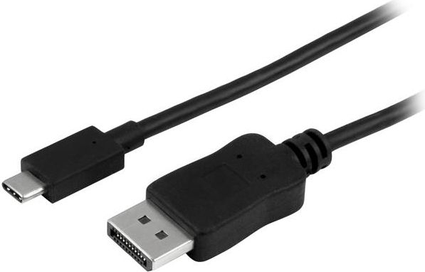 Fotoja e Kabllo USB-C StarTech DisplayPort (CDP2DPMM1MB), 1m, e zezë
