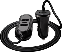 Fotoja e Karikues makine Tracer, 3x USB-A, 1x USB-C, 7.2 A