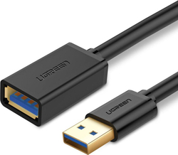 Fotoja e Kabllo USB Ugreen, 2 x USB-A, 2 m, e zezë